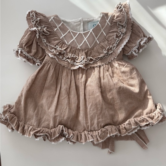 Petite Maison Ashlyn Linen Top and Shorts Set 2T - Picture 3 of 11